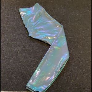 GRRRL iridescent leggings